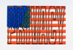 Jeff Becker, Privacidad de la bandera, 2016, Papel de archivo, Papel de inyección de tinta