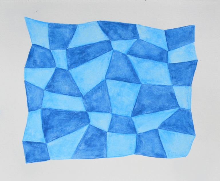 Karen Schiff Abstract Drawing - Field of Sorts IV