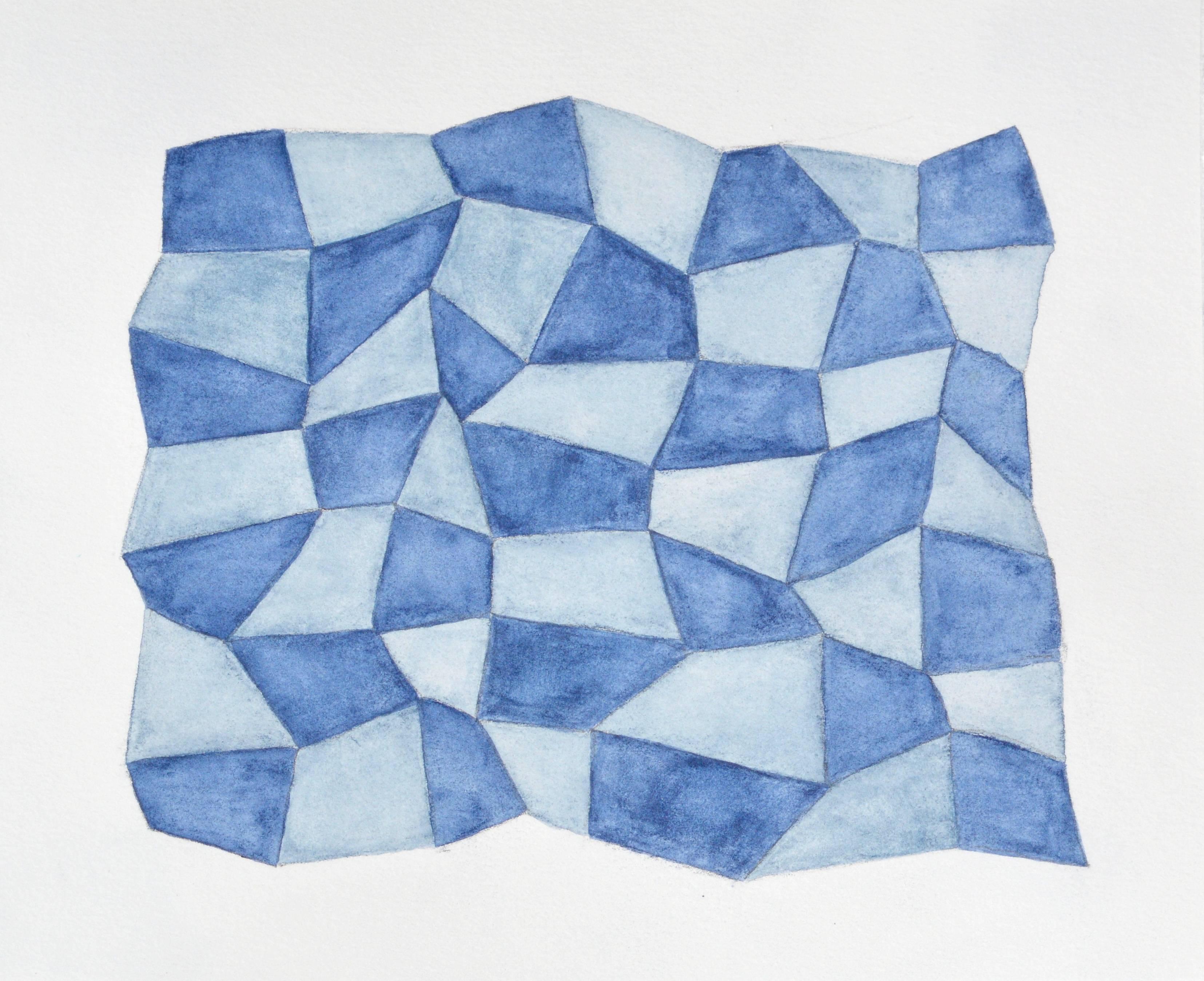 Karen Schiff, Field of Sorts III, 2014, Watercolor, Pencil, Graphite
