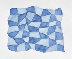 Karen Schiff, Field of Sorts III, 2014, Watercolor, Pencil, Graphite