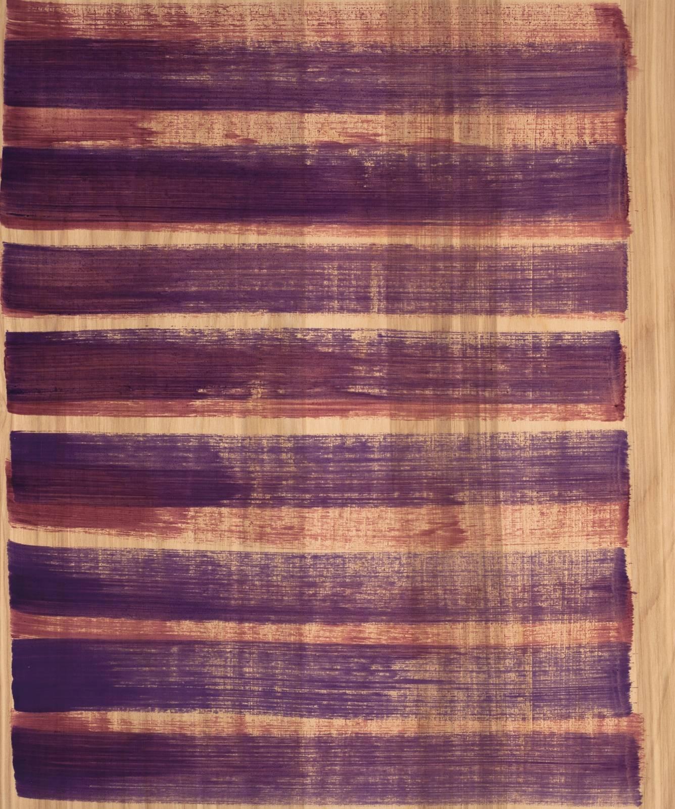 Emily Berger, Atem, 2014, Ölfarbe, Holztafel, Abstraktion