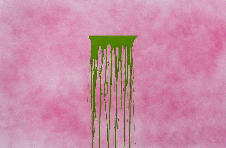 Lester Rapaport Abstract Painting - Sentinel 3