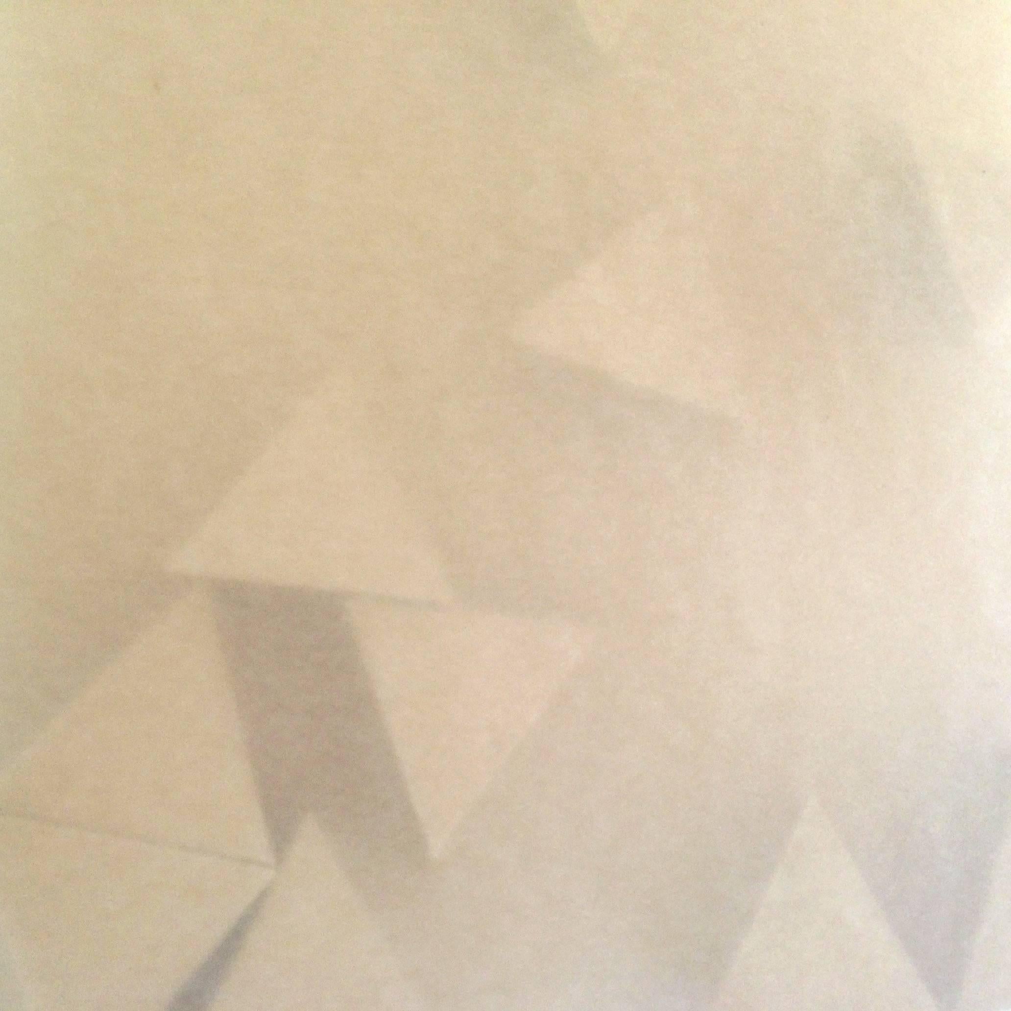 Norma Marquez Orozco, „11 Dreiecke (Lichtbraun), 2015, Papier 