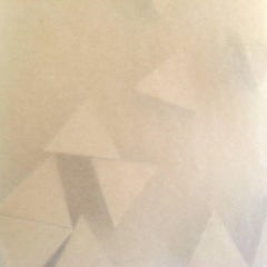 Norma Marquez Orozco, '11 Triangles (Light Brown)', 2015, Paper