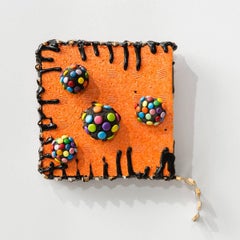 Suzan Shutan, Dripped, 2016, clay, fabric, wire, polystyrene, wood, glue, 7 x 5 