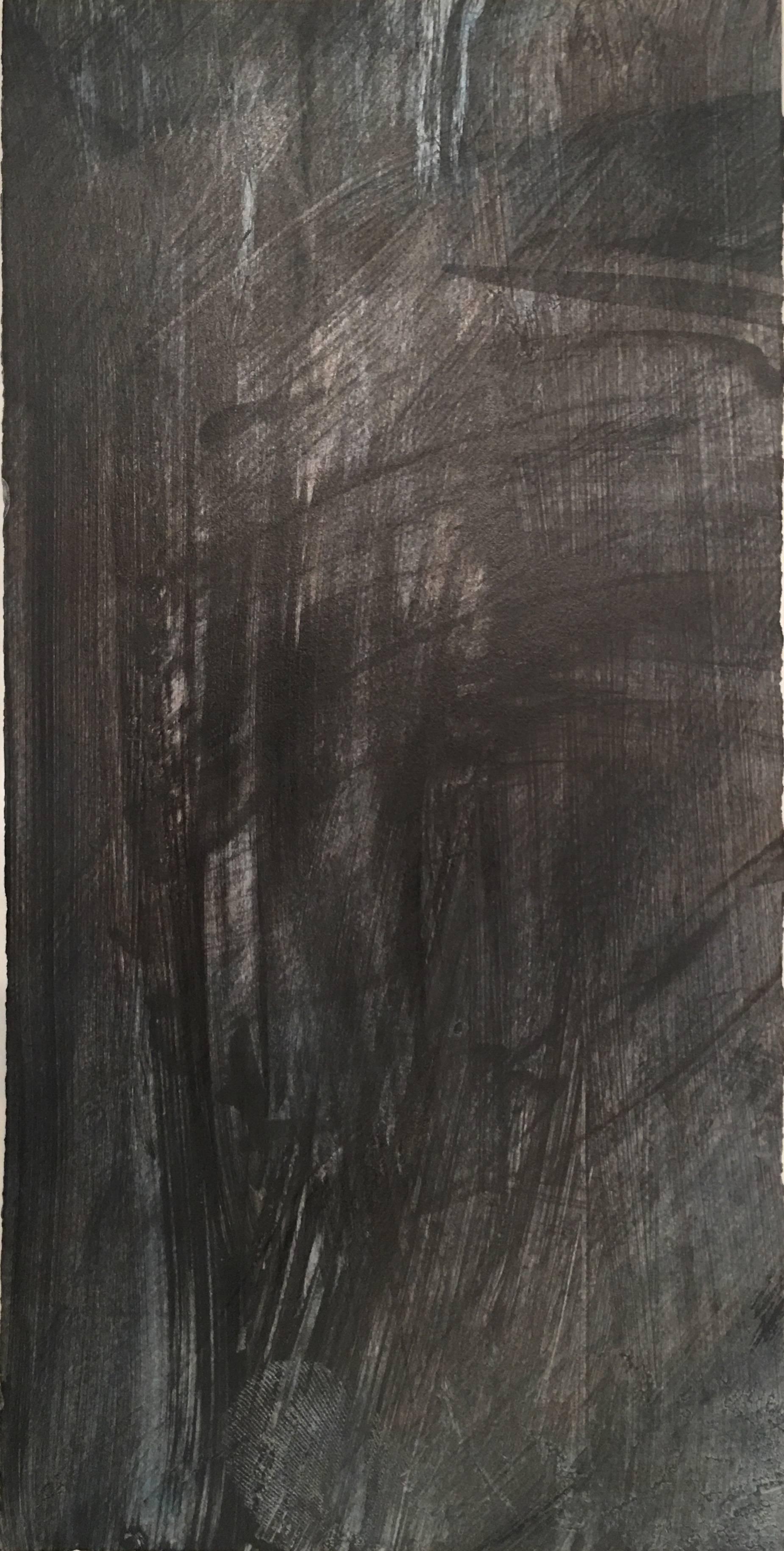 Deborah Freedman, Given Melody 15, 2016, Peinture à l'huile sur papier