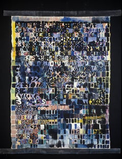Ellen Hackl Fagan, Primer, 2001, Cotton Canvas, Acrylic Paint, Graphite 