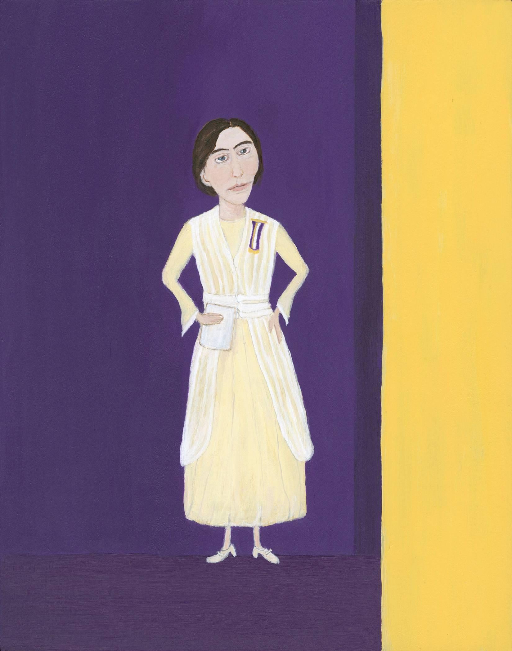Mary Dwyer Portrait Painting - Alice Paul, 1920
