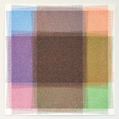 Sara Eichner, 32 Layers of Rectangles, 2016, Ink, Rag Paper, Pen