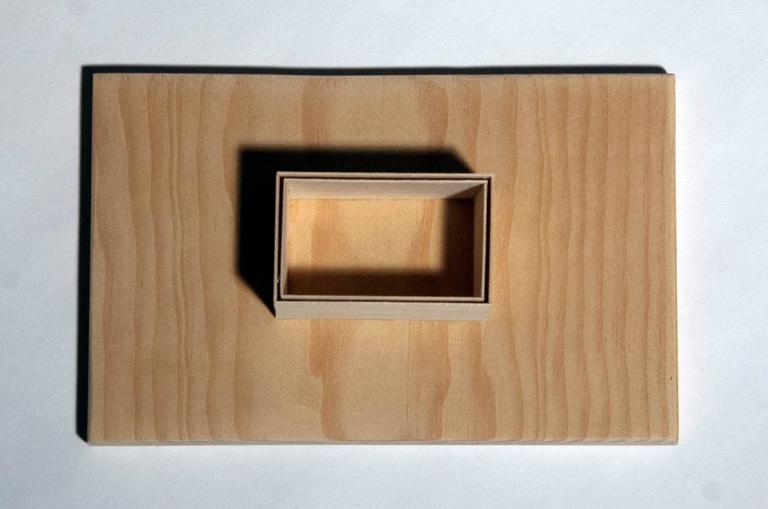 Fritz Horstman Abstract Sculpture - Formwork for a Rectangle