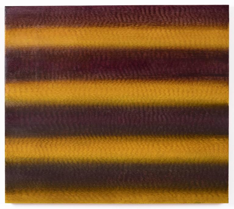 Ellen Kozak, Shoreline, 2016, Gesso, Oil Paint, Wood Panel - Painting by Ellen Kozak