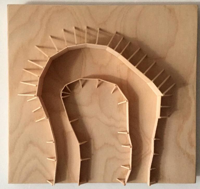 Fritz Horstman Abstract Sculpture - Formwork for a Deep Bend