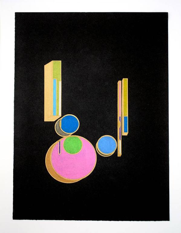 Glendalys Medina, Color Study 4, 2015, Ink, Color Pencil - Art by Glendalys Medina