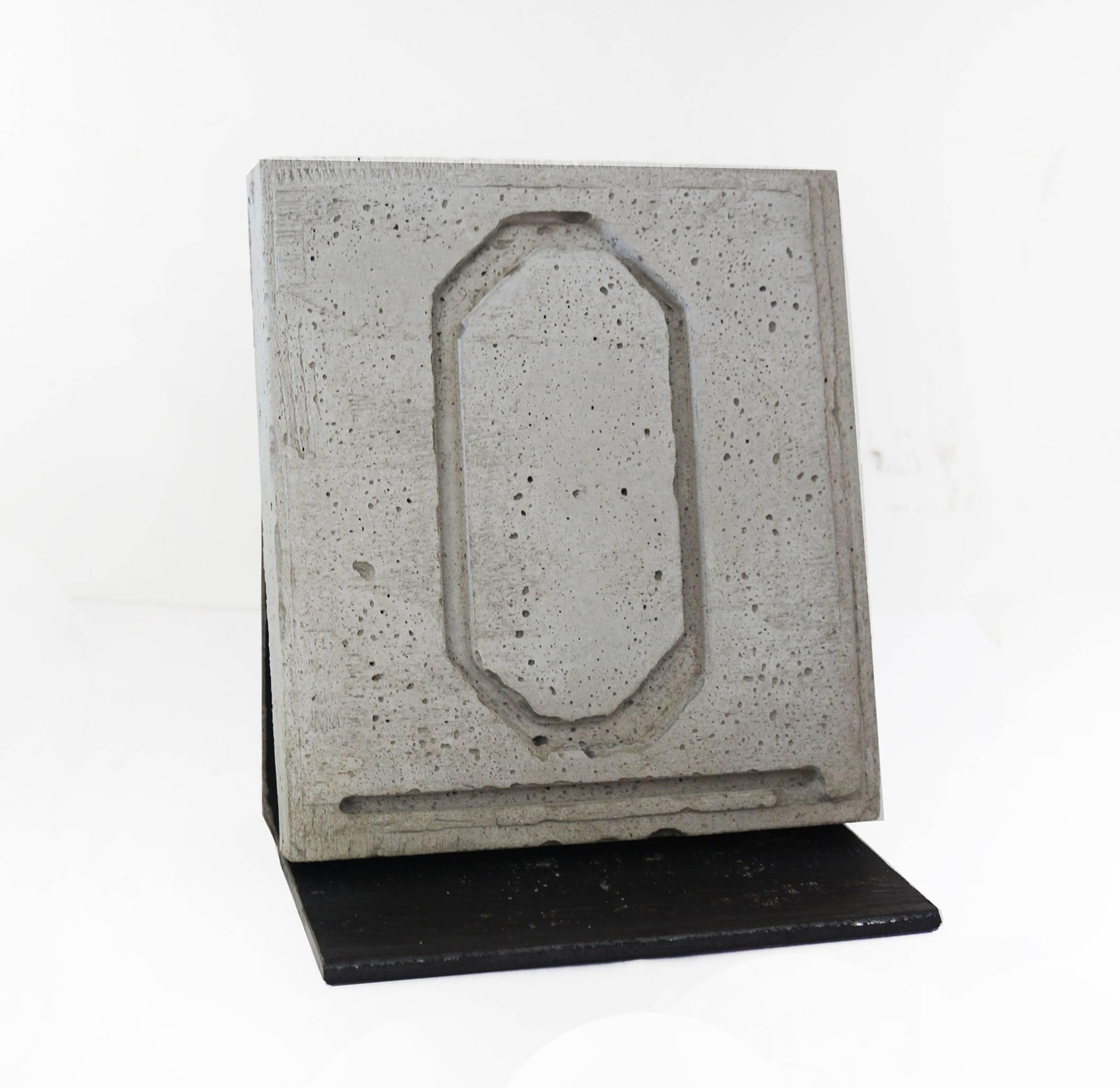 Chris Klapper and Patrick Gallagher  Abstract Sculpture - Klapper & Gallagher, The Golden Ratio f0, 2016, Steel, Concrete