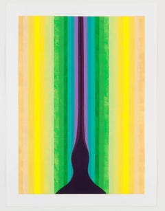 Audrey Stone, Purple Flow, 2017, Acrylic Paint