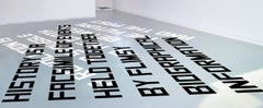 The Time of Our Time Has Come and Gone, 2018, Gaffer tape on floor