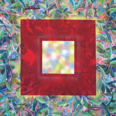 Red Leaf Square 8