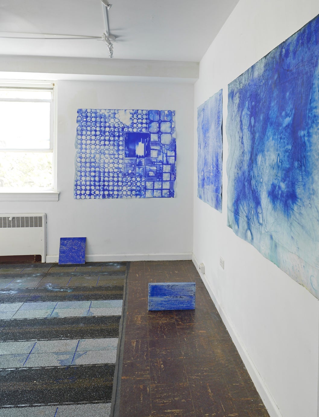 Ellen Hackl Fagan, Seeking the Sound of Cobalt Blue_Delft, 2015, Rag Paper For Sale 1