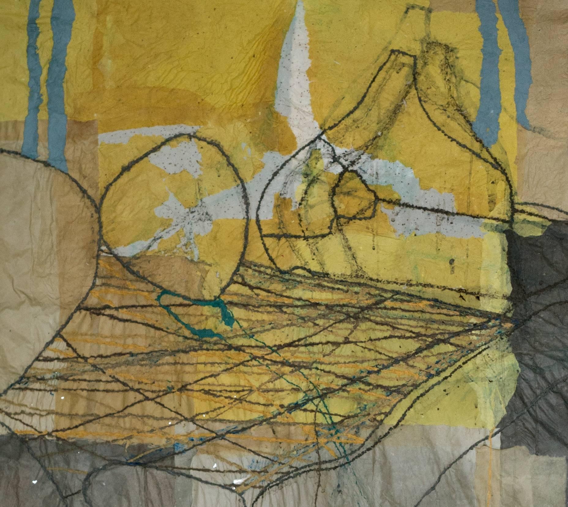 Nancy Cohen, Rubber River, 2015, Handmade Paper, Pigment 1