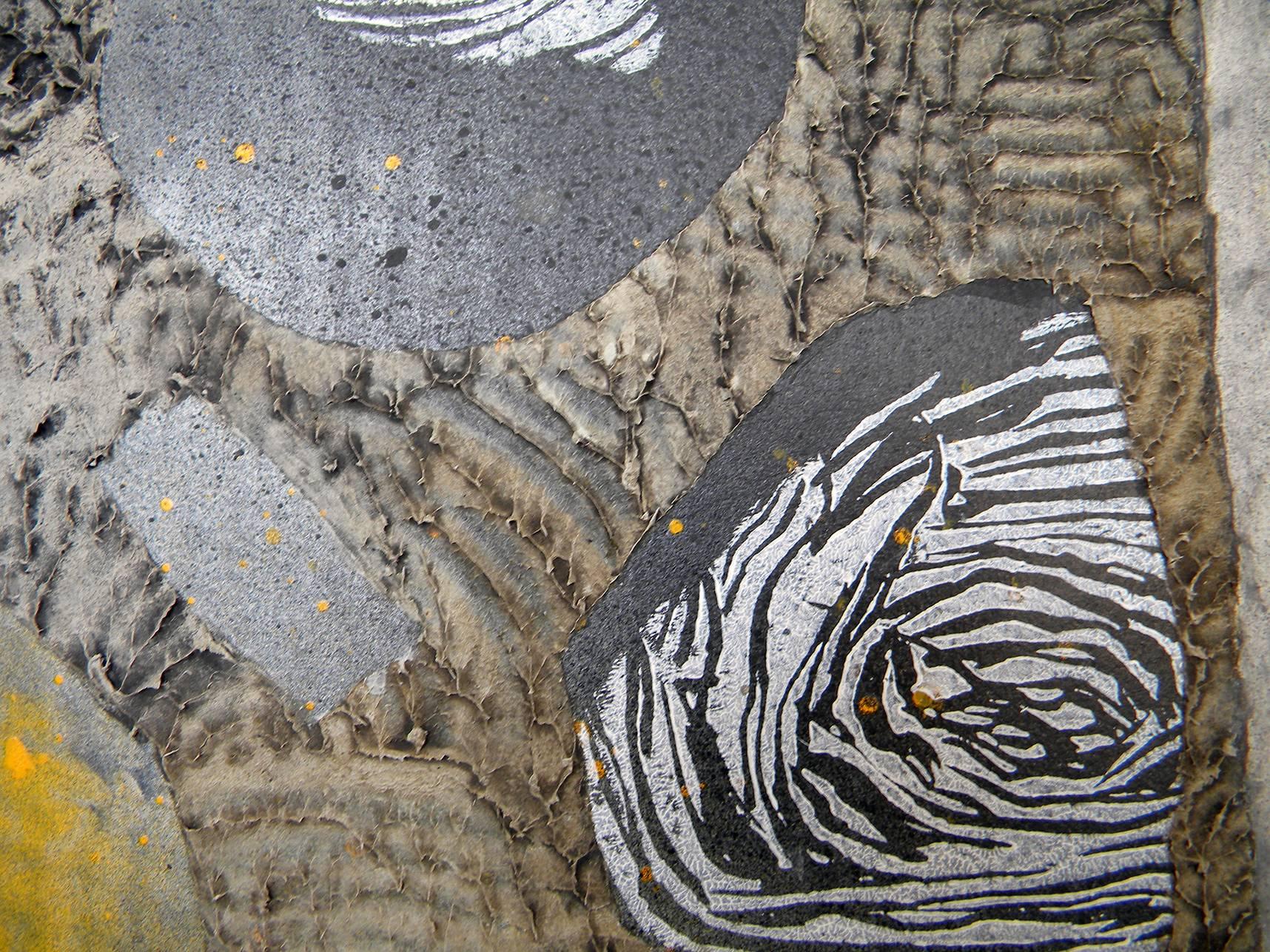 Jane Sangerman, Digit 14, 2015, Oggetti trovati, cera, pittura a olio, vernice spray in vendita 1