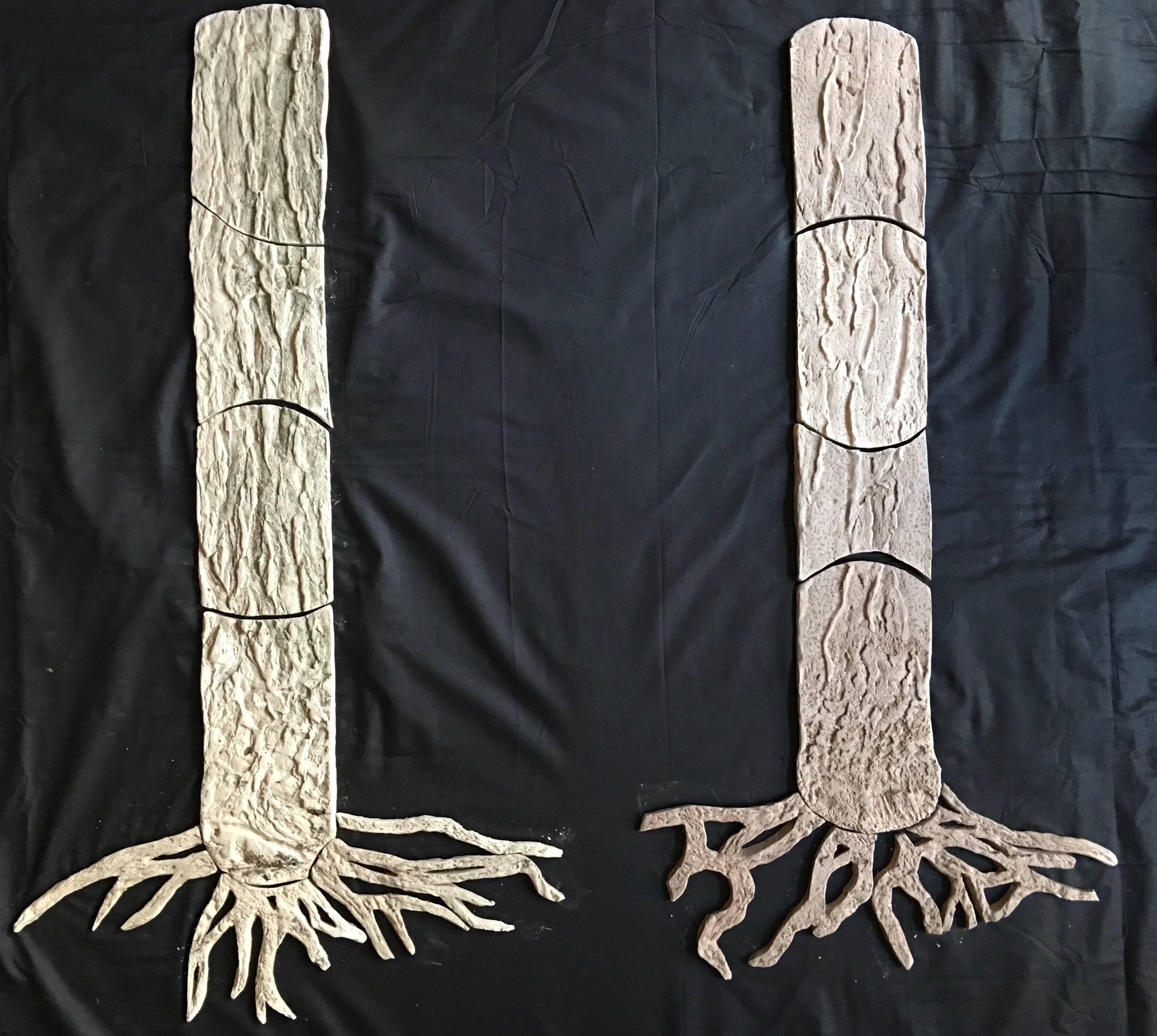 Susan Stair casts portraits of living trees. Their bark reveals race, age, damage and their struggle to survive. 

Trees of the same species communicate underground thru the Wood Wide Web, named by Suzanne Simmard in 1997. Continuing studies are