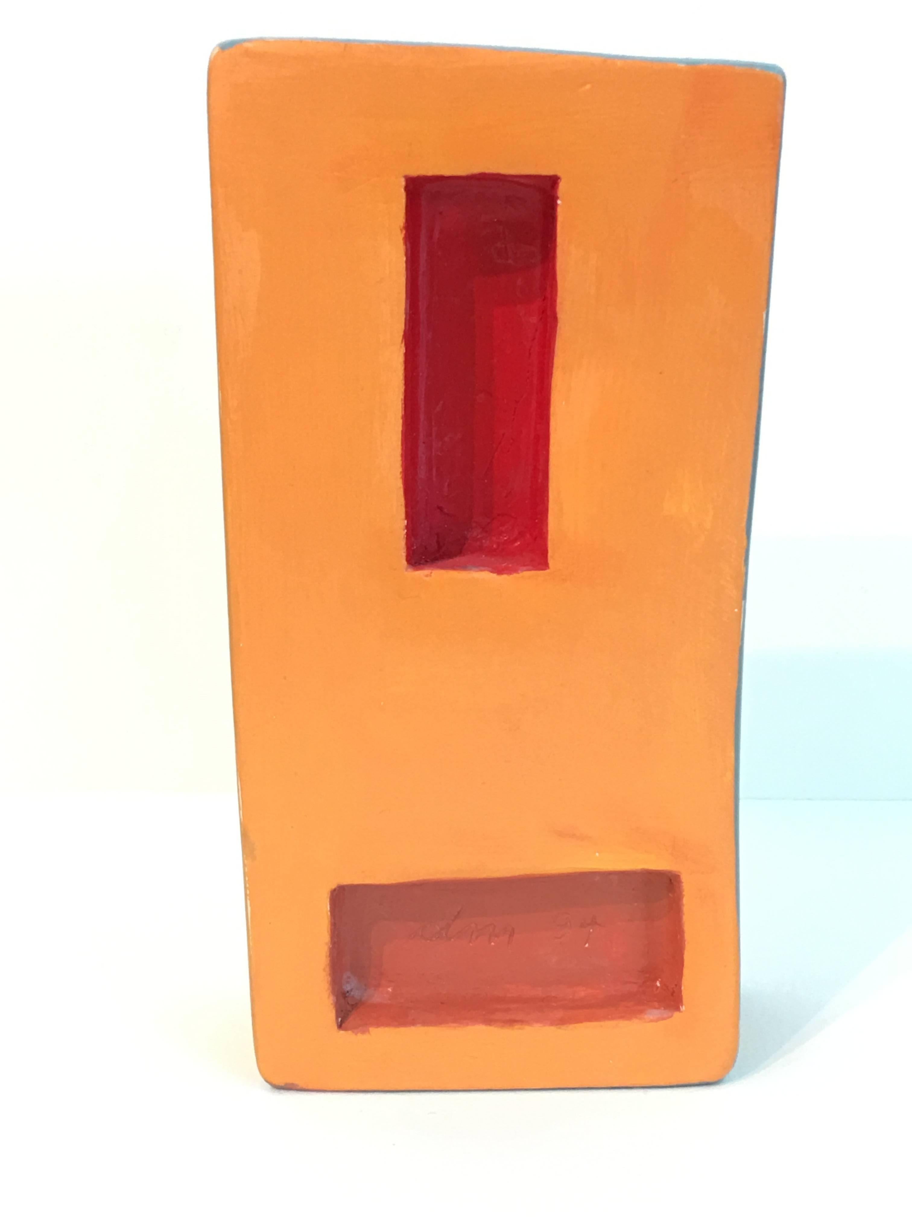 Dorothy Mayhall, Monument 1, 1995, Terracotta, Acrylic Paint