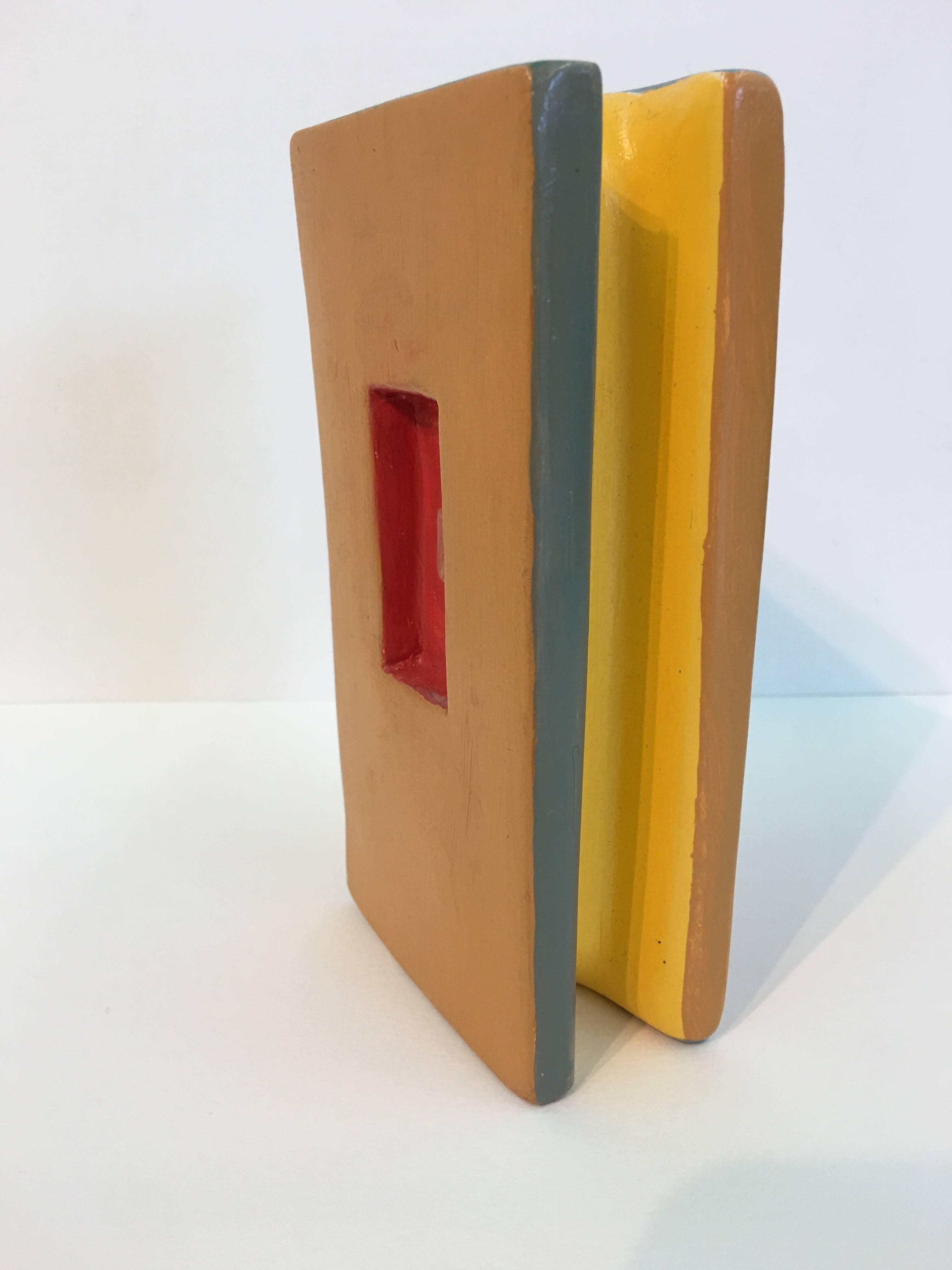 Dorothy Mayhall, Monument 1, 1995, Terracotta, Acrylic Paint For Sale 5