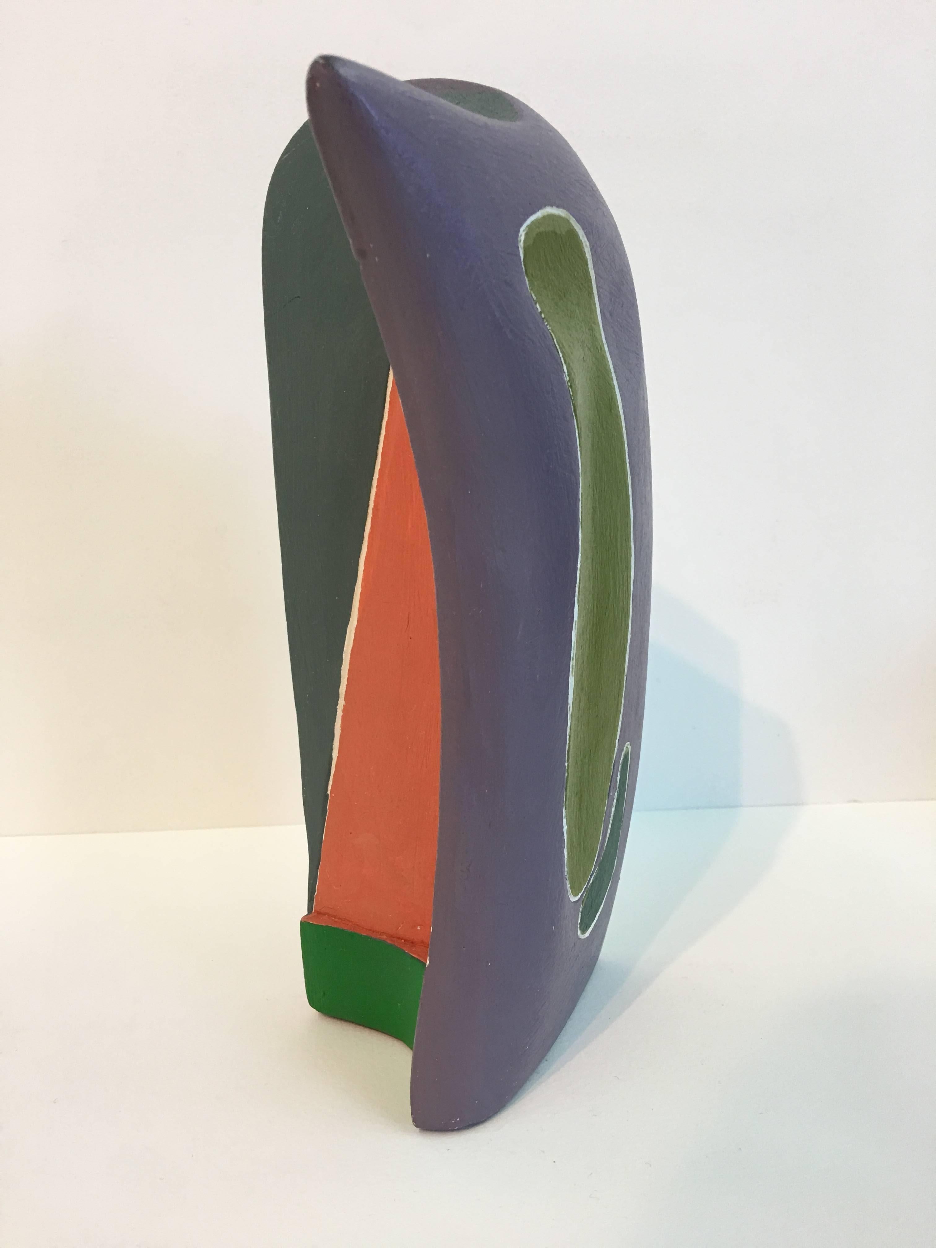 Dorothy Mayhall, Monument #26, 1993, Terrakotta, Acrylfarbe im Angebot 1