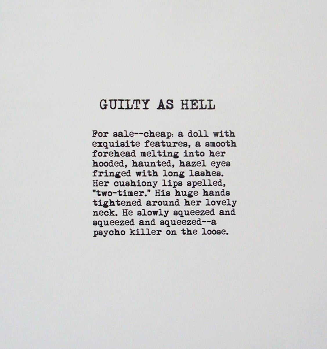 Ann Chernow, Bad Girls ( Bad Girls),  folio de huit eaux-fortes, 2015, Rag Paper, eau-forte en vente 1