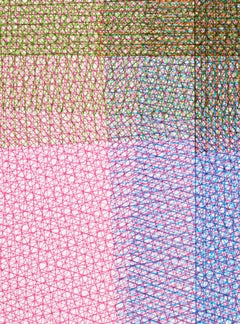 Sara Eichner, 32 Layers, 4 Colors, 2017, Ink, Pen