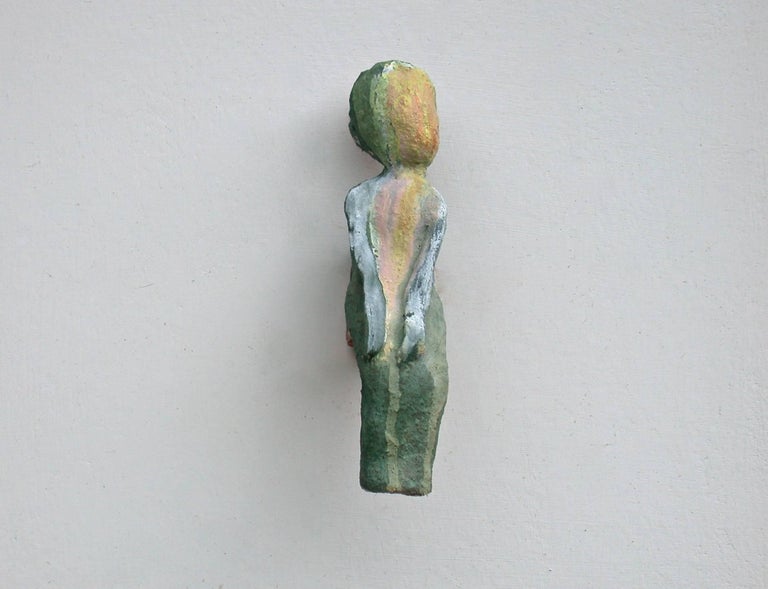 Jackie Shatz, Paintwoman, 2017, Stoneware, Acrylic Paint - Sculpture by Jackie Shatz