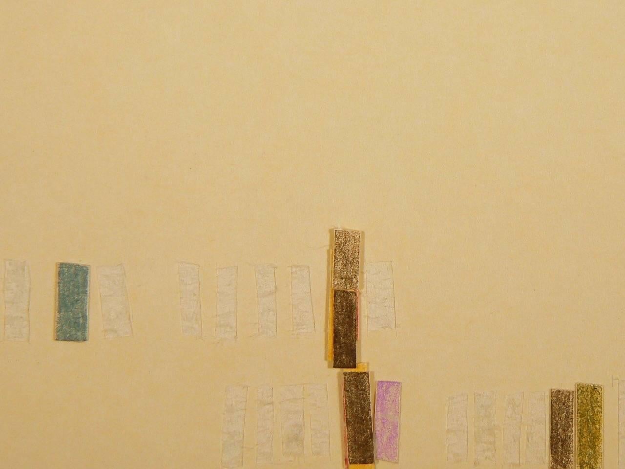 Liz Sweibel, Untitled (Divider #13), 2017, Paper, Color Pencil 1