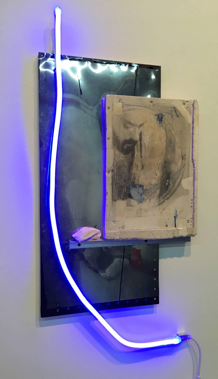 Levan Mindiashvili The Color Of The Sky 2018 Neon Light Plaster Led Light