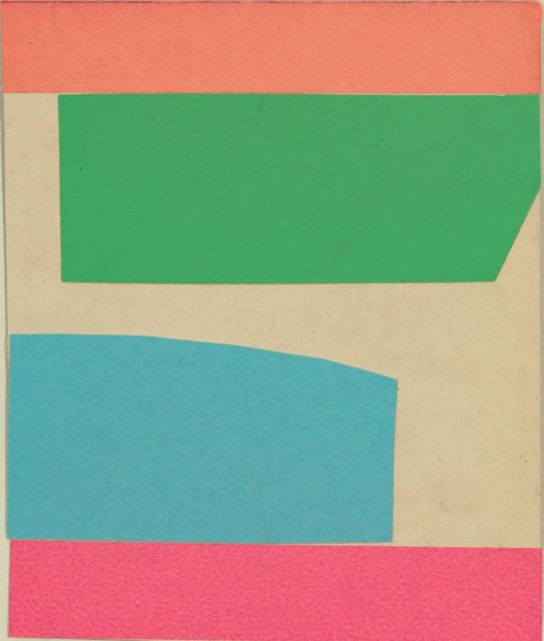 Elizabeth Gourlay, B221, 2018, paper, collage - Painting by Elizabeth Gourlay