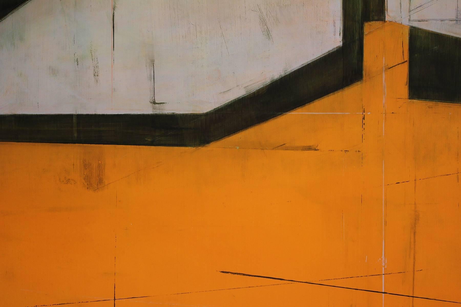 Steven Baris, Drift 9, 2018 , Minimalist Abstraction, mylar, oil paint For Sale 1