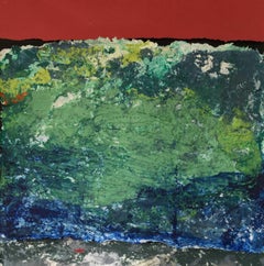 Sylvia Schwartz, 'Red Plane', 2016, Thread, Masonite, Acrylic Paint, Minimalist