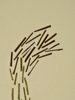 Liz Sweibel, Sans titre (After Japan n°15), 2017, papier, acrylique, minimaliste