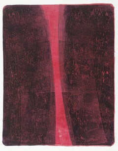 Anne Russinof, Arcs 81, 2015, Monotype, Acrylic, Archival Paper, Minimalist