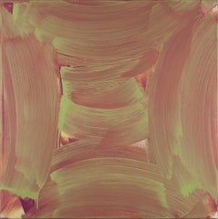 Anne Russinof, Quatrefoil, 2016, huile sur toile, champ de couleurs, abstraction