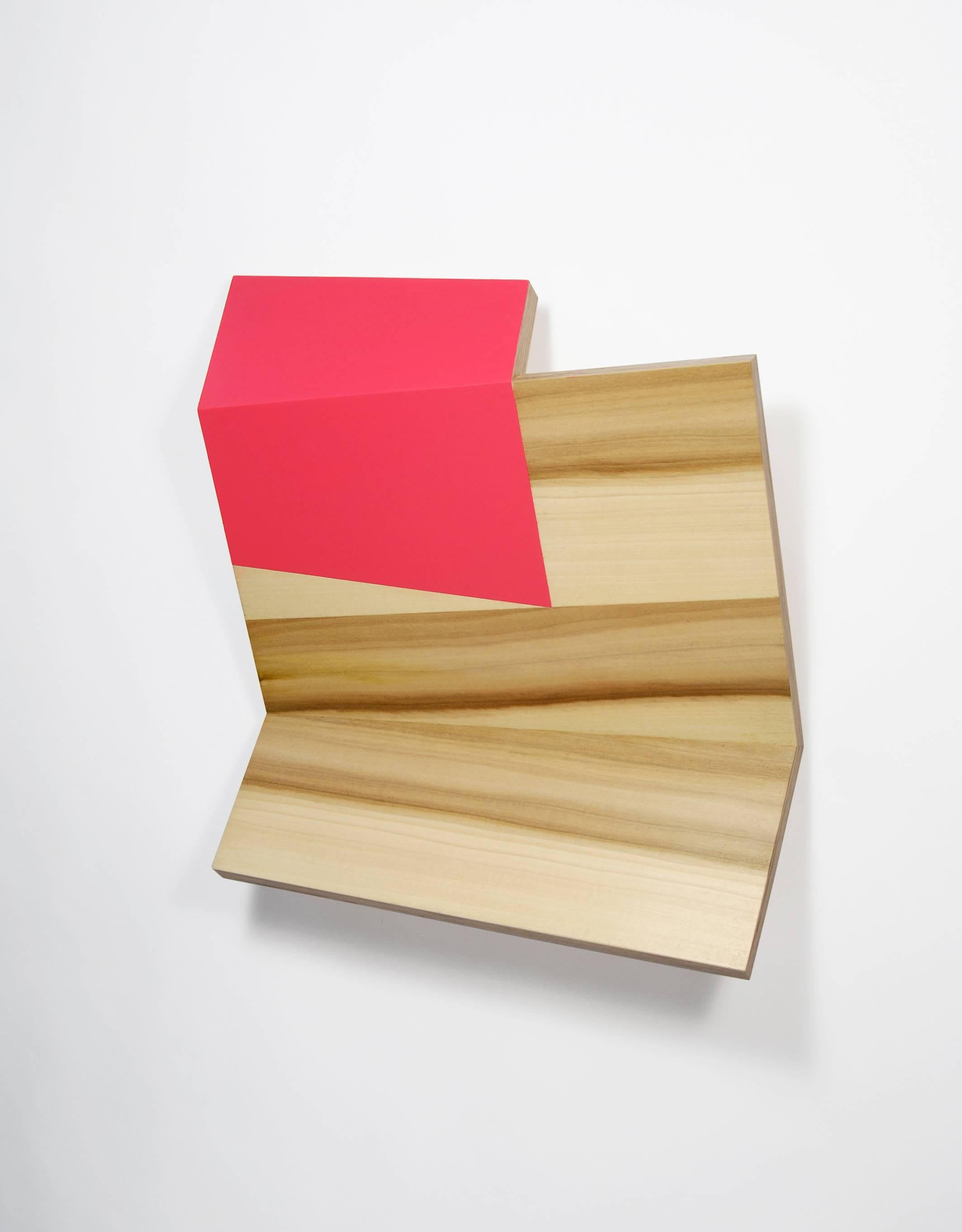 Richard Bottwin, Square 2, 2018, poplar, plywood, acrylic paint 1