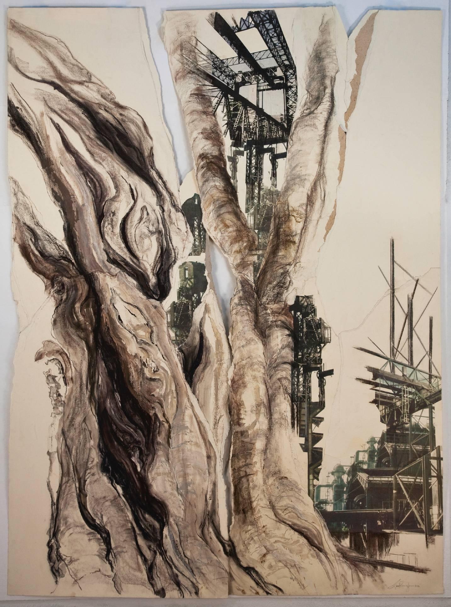 Linda Cunningham, 'Still Structures II', 2011, Pastel, Ink 