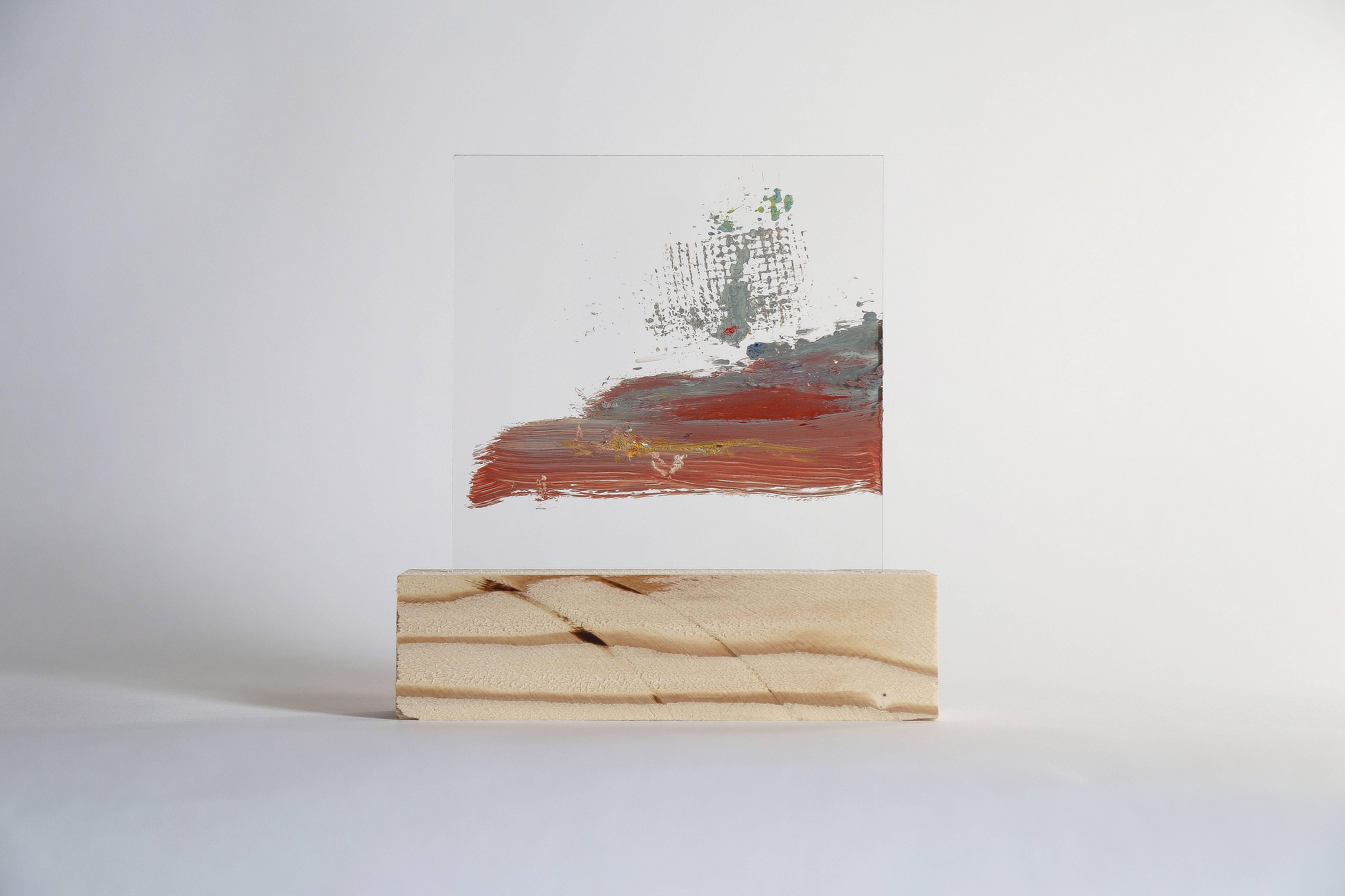 Lourdes Rivera, Retrospect 2, 2015, Plexiglass, Wood, Oil Paint For Sale 1