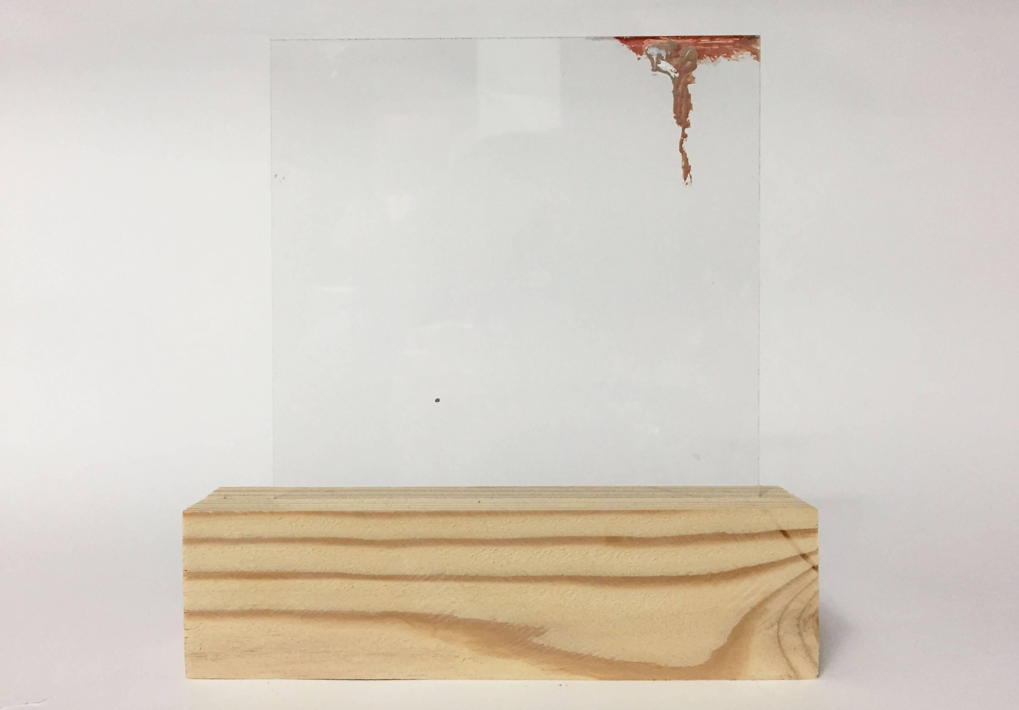 Lourdes Rivera, Retrospect 8, 2015, Plexiglass, Wood, Oil Paint For Sale 1