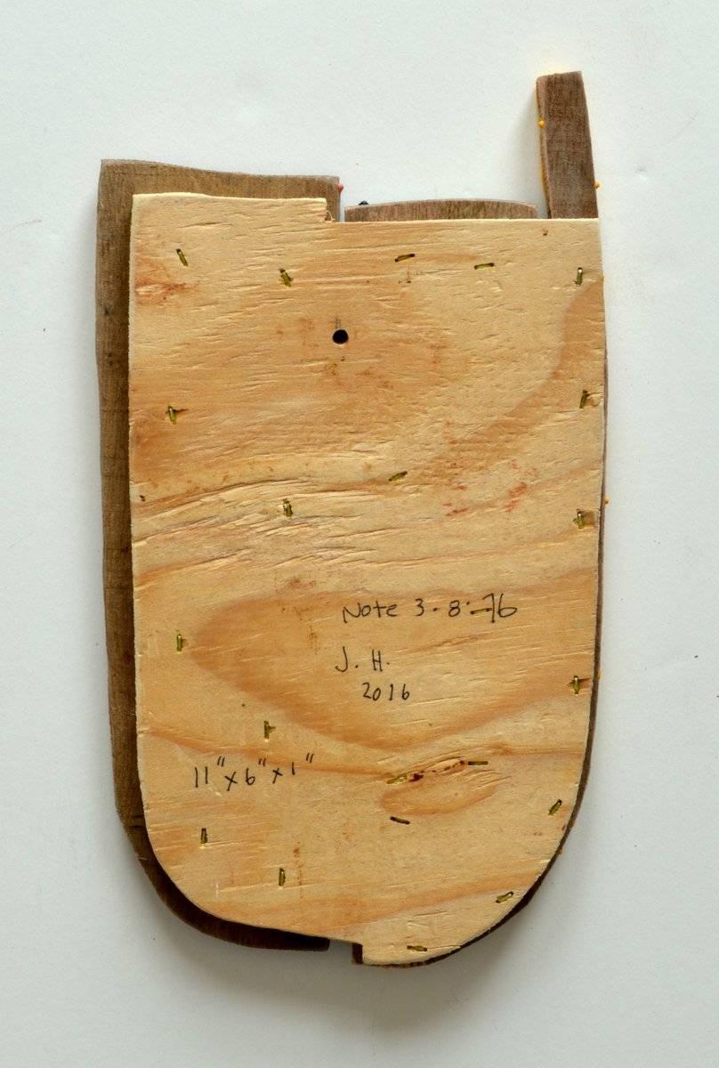 Jesse Hickman, Note Three Eight Sixteen, 2016, Enamel, Wood, Glue  3