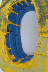 Jesse Hickman, Note Three Twenty Seven Sixteen F, 2016, Émail, Bois, Glue