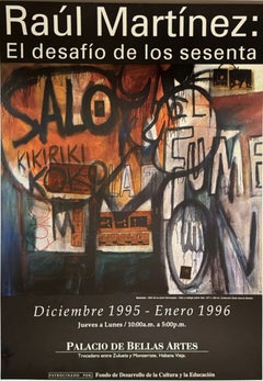Raúl Martínez El Desafío de los Sesenta The Challenge of the 1960s museum poster