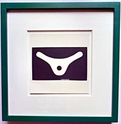 Myron Stout, Untitled from Rubber Stamp Portfolio Lt. Ed Abstract print, Framed