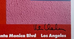 Peter Halley - Karma Gallery, Santa Monica poster (Hand Signed by Peter Halley)