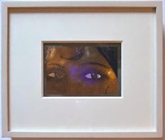 Kiki Smith - Untitled (exotic eyes) photograph -Hand Signed by Kiki Smith Framed
