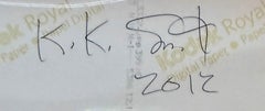 Kiki Smith - Untitled (exotic eyes) photograph -Hand Signed by Kiki Smith Framed